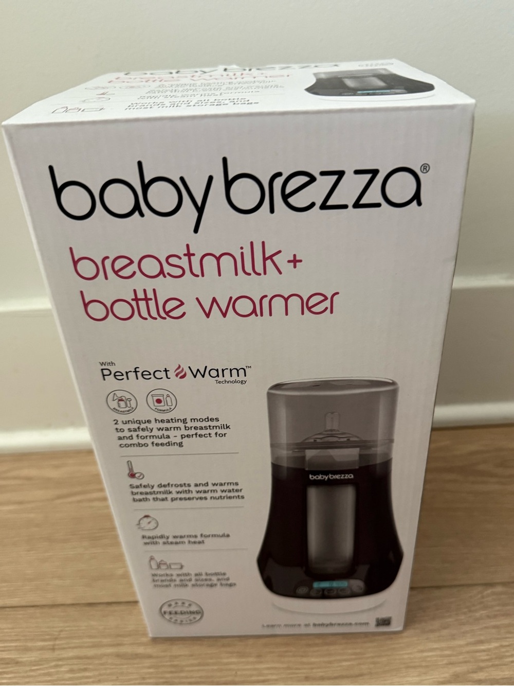 Baby Brezza Breastmilk + Bottle Warmer in Black